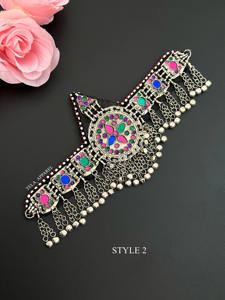 Afghan Traditional <b>Handmade</b> Copper Beads Vintage Tribal Bohemian <b>Necklace</b> for Women Party Fashion Accessory - Product Image 3