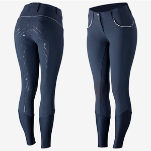 Pantalones de Montar a Caballo de Alta Calidad, Elásticos en 4 Direcciones, Leggings, Ropa Ecuestre, en Tela Técnica con Tacto Suave - Product Image 4