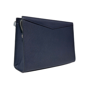 Carpeta de Archivo Azul BN08 de Beena con Cierre de Cremallera y Anillas para Documentos A6 - Organizador de Maletín para Oficina y Viajes - Product Image 1