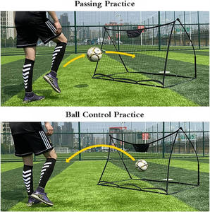 <b>Portable</b> Pop up Soccer Rebounder Trainer Spot Target Net 1.5x1M Foldable Waterproof Metal Durable Football Training Net - Product Image 3