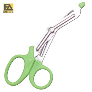 Ciseaux chirurgicaux personnalisables avec manche Chartreuse, utilisation manuelle, certifiés CE, instrument de classe I - Product Image 1