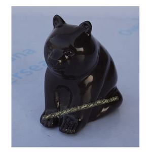 Estatuilla de oso de aluminio estatua escultura decorativa en tono marrón para oficina sala de estar MESA CENTRO DE MESA - Product Image 3