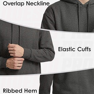 Sweat-shirt à capuche décontracté mi-lourd pour hommes et femmes, en coton et polyester, avec poche kangourou, impression DTG personnalisée - Product Image 4
