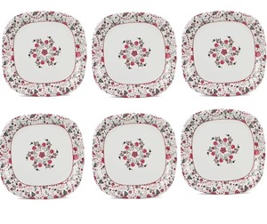 Modern Bataniya Melamine Dinner <b>Set</b> <b>6</b> Piece Durable Triple Coating Anti Stain Break Resistant - Product Image 6