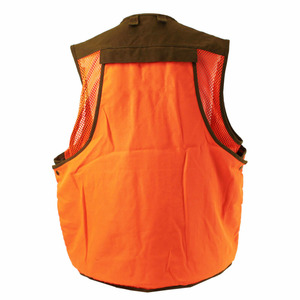 เสื้อกั๊กผู้ชาย PENTO INDUSTRY สีส้ม ผ้าแคนวาสคอตตอน 100% แบบยุทธวิธี มีกระเป๋าหลายช่อง ปิดด้วยซิป สายรัดปรับได้ เสื้อคลุมลำลอง - Product Image 2
