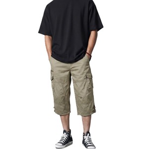 Men's New Designs Canvas Cargo Pants Elastic Waist Multiple Pockets Casual Breathable Cargo Shorts Midweight Autumn Wear 2026 - Product Image 5