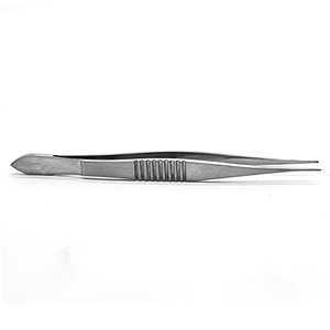 Forceps ophtalmiques droits dentelés, petit instrument chirurgical en acier inoxydable pour la chirurgie oculaire de précision, rétine - Product Image 4