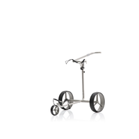 Nouvelle voiturette de golf électrique pliable JuCad Drive SL Titan Travel 3.0 avec fibre de carbone et batterie au lithium