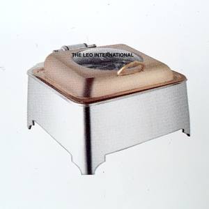 Calentador de Alimentos Duradero de Acero Inoxidable Plateado para Buffet con Tapa para Bodas y Fiestas de Cumpleaños - Product Image 1