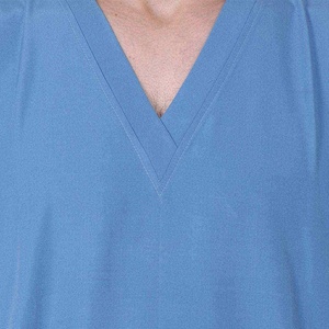 High Quality Hospital Medical Men's <b>Doctor</b> Scrub Suits Stretchy Nursing Surgical Scrub Uniforms <b>Sets</b> with Knitted Fabric for Men - Product Image 6