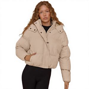 Chaqueta acolchada de invierno para mujer, diseño personalizado OEM, venta al por mayor, abrigo grueso, chaquetas acolchadas - Product Image 1