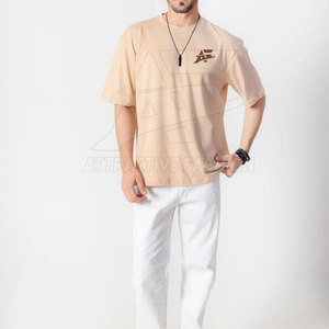เสื้อยืดทรงบ็อกซี่สไตล์สตรีทแวร์ เสื้อยืดทรงบ็อกซี่ทันสมัย ทรงหลวม เนื้อผ้าเรียบลื่น สวมใส่สบาย เหมาะสำหรับทุกวัน - Product Image 3