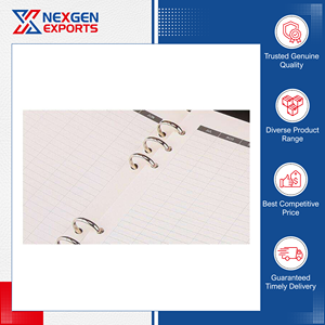 Cuaderno de Tapa Dura de PU de Calidad Superior, Venta Global, con 6 Anillas y Cierre Magnético, para Uso Escolar y de Oficina - Product Image 6