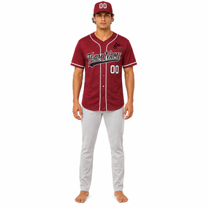 Modern Baseball Jersey Short Designed Stretch Textile for Clubs Teams Sports Events Reliable Performance Active Comfort - Product Image 1