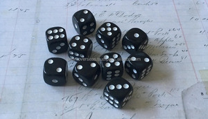 ลูกเต๋าเกมกระดานธรรมชาติลูกเต๋าเขาควายขนาดพิเศษ - Product Image 5