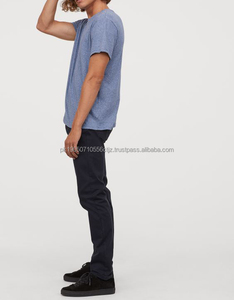 Camisetas de algodón Heavyweight 100% personalizadas para hombre, camisetas de gran tamaño en blanco de talla grande para camisetas de hombre - Product Image 2