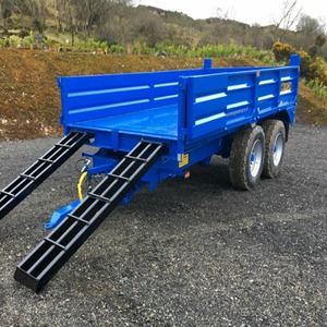 Remolque agrícola nuevo y resistente de 7x14 con sistema de descarga hidráulico, remolque agrícola de alta calidad con sistema hidráulico. - Product Image 2