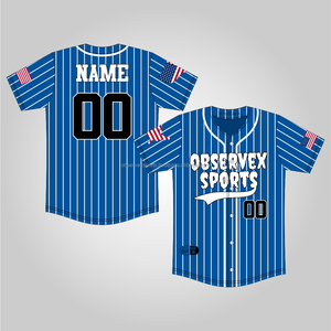 Uniforme de Béisbol Personalizado por Sublimación OEM, Personaliza tu Uniforme de Béisbol y Sóftbol - Product Image 1