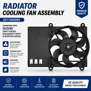 Ventilateur de refroidissement de radiateur pour Suzuki Swift Diesel et Ertiga Diesel, ventilateur de refroidissement moteur 12V - Product Image 2