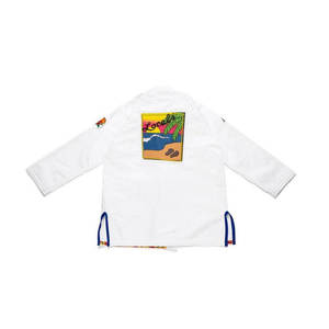 Kimono de BJJ de Algodón 100% Elástico con Logotipo Impreso en Serigrafía Personalizado, Colores y Posiciones a Medida - Product Image 2