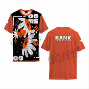 T-shirts pour hommes, coupe ample, style streetwear, 100% coton, imprimés tendance. - Product Image 4