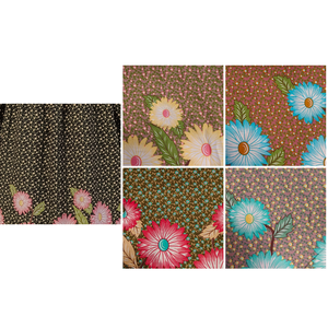 Robe à manches bouffantes pour femmes, robe kimono à col en V par Chrysanta. - Product Image 6