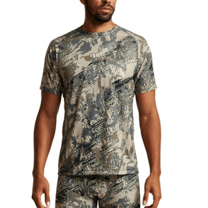 Chemise de chasse pour homme à manches courtes en softshell respirante, confortable, imperméable, antibactérienne, sur mesure, vente en gros, nouveauté - Product Image 3