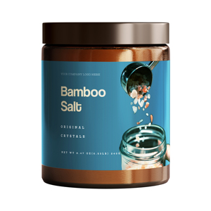 Fournisseur certifié GMP/ISO Sel de bambou de l'Himalaya Logo personnalisé imprimé 250g 500g 1kg Sel de mer naturel biologique avec étiquette privée - Product Image 3
