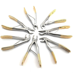 Ensemble de forceps d'extraction dentaire en acier inoxydable pour adultes/enfants, instruments buccaux, forceps d'extraction dentaire pour dix dents, haute qualité - Product Image 2