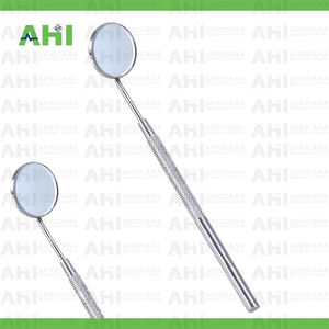 Miroir dentaire en acier inoxydable avec manche pour le nettoyage et le remplissage des dents, finition miroir de qualité supérieure, certifié CE Classe I, garantie 3 ans - Product Image 3