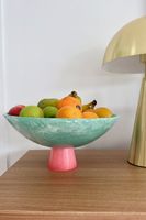 Uniek design handgemaakte ecovriendelijke hars schaal voor thuis, hotel, restaurant, tafeldecoratie, feestgebruik, op maat gemaakte kleur, lage prijs
