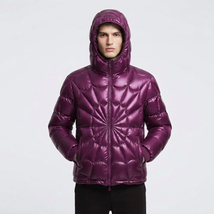 Popular Design Lightweight <b>Canvas</b> Puffer <b>Men</b> <b>Jacket</b> with Stand Collar Custom Waterproof Breathable Windproof Quilted <b>Jacket</b> - Product Image 1