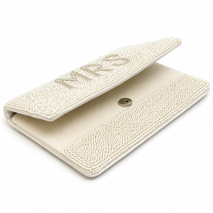 Pochette de Soirée de Mariée de Luxe Faite à la Main Personnalisée avec Perles, Sac de Mariage pour Femme, Pochette Perles Personnalisée, Sac à Main de Créateur pour Femme OEM ODM - Product Image 2