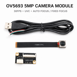 Módulo <span class=keywords><strong>de</strong></span> Cámara UVC OV5693 <span class=keywords><strong>de</strong></span> 5MP FYX Stock, 30FPS, Enfoque Automático/Fijo, Mini Cámara Web USB para Laptop, PC Todo en Uno, Visión Integrada - Product Image 1