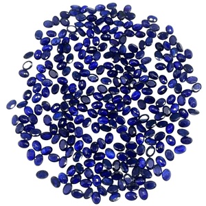 Zafiro Azul Natural 7x5mm Corte Ovalado, Gemas Sueltas Extraídas de la Tierra a Precio Mayorista, Lote de Piedras de Zafiro a Granel para Fabricación de Joyas - Product Image 3