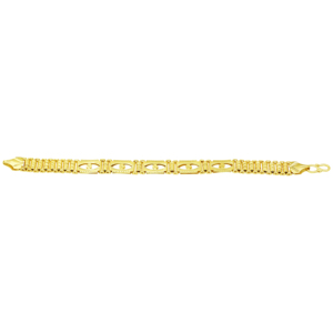 Pulsera de Eslabones con Corte Real para Hombre, Chapada en Oro de 14K, 18K, 24K, Estilo Dubái, Joyería de Moda Árabe para Hombre, Oro Joyería - Product Image 2