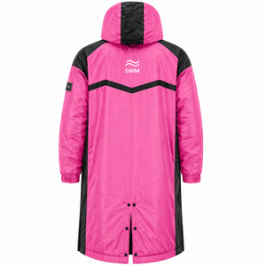 Parka de Natación Personalizada de Alta Calidad, Abrigo Térmico Largo e Impermeable con Forro de Felpa Suave para Uso en Piscinas y Aguas Abiertas - Product Image 4
