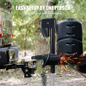 Acoplador de Remolque Tipo A de Alta Resistencia, Capacidad de Remolque de 7000 Libras, Compatible con Bola de Remolque de 2 Pulgadas, Construcción de Acero para Remolcar - Product Image 3