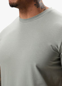 Camiseta Caqui para Hombre de Alta Calidad al por Mayor, con Logotipo Personalizado, Tejido Suave, Cuello Redondo, Transpirable, Ligera, Talla XS, con Gráficos - Product Image 4