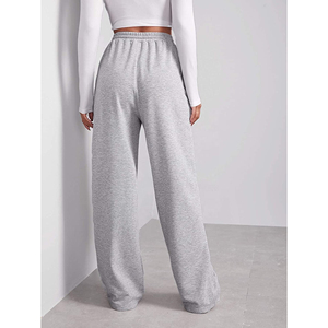 Combinaison d'hiver pour femmes, couleur unie, cordon de serrage, coupe régulière, pantalon en molleton - Product Image 4
