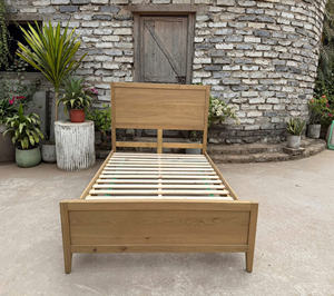 Juego de dormitorio estilo rústico francés, mesa de comedor de madera antigua, madera maciza de roble, nogal, aliso, acacia y pino de Vietnam. - Product Image 1