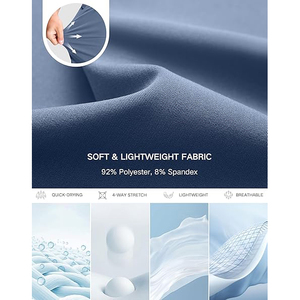 <b>Compression</b> Liner Gym <b>Shorts</b> <b>Men</b> 2 In 1 Running Training Athletic Workout Basketball Fitness Quick Dry With Phone Pocket - Product Image 4