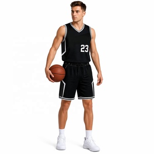 Conjunto de Uniforme de Baloncesto Personalizado, Jersey y Pantalones Cortos de Poliéster con Impresión por Transferencia de Calor, Secado Rápido, Unisex, para Entrenamiento de Equipos, Talla XXXL Disponible - Product Image 5