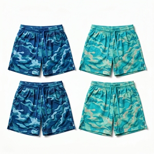 Shorts de sport pour hommes avec motif en nid d'abeille Cyberpunk, sublimation graphique, pour l'entraînement au basketball - Product Image 4
