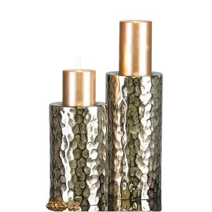 Floreros de metal decorativos, macetas de aluminio modernas personalizadas para decoración del hogar y de la Mesa - Product Image 1