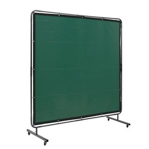 Schermo Protettivo per Saldatura in Vinile Ignifugo 6FT X 6FT con 4 Ruote Girevoli per Forniture di Saldatura e Saldatori - Product Image 1