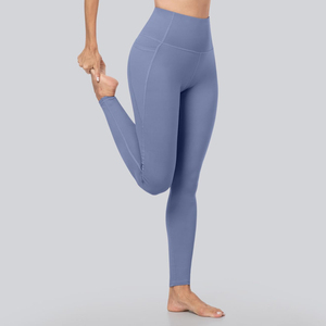 Team <b>Builder</b> Custom Women's High Waist Compression Yoga Leggings Satin Lightweight Quick Dry Side Phone Pocket Premium Gym - Product Image 5
