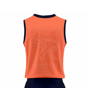 Conjunto de Uniforme de Voleibol Profesional, Tejido Elástico Transpirable, Jersey y Pantalones Cortos, Ideal para Clubes Escolares y Equipos Competitivos - Product Image 6