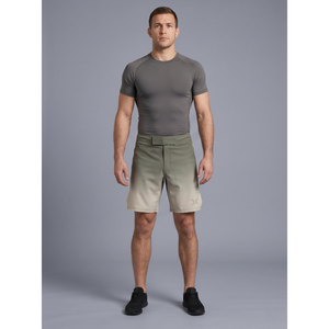 Shorts de grappling MMA pour hommes, extensibles dans 4 directions, design sublimé dégradé, shorts d'entraînement et de combat, vêtements de sport - Product Image 1