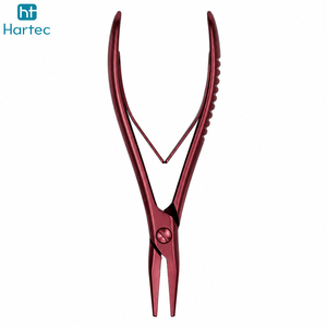 Service OEM ODM - Pinces pour extensions de cheveux - Pinces plates 100% en acier inoxydable - Pinces à dents plates pour extensions de cheveux - Product Image 5